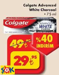 COLGATE ADVANCED WHİTE CHARCOAL 75 ML